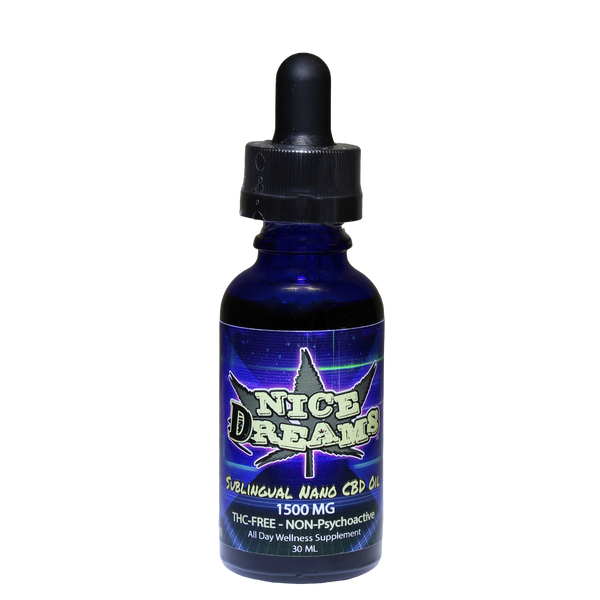Nice Dreams CBD Sublingual Oil 1500mg Nice Dreams CBD Sublingual Oil 1500mg